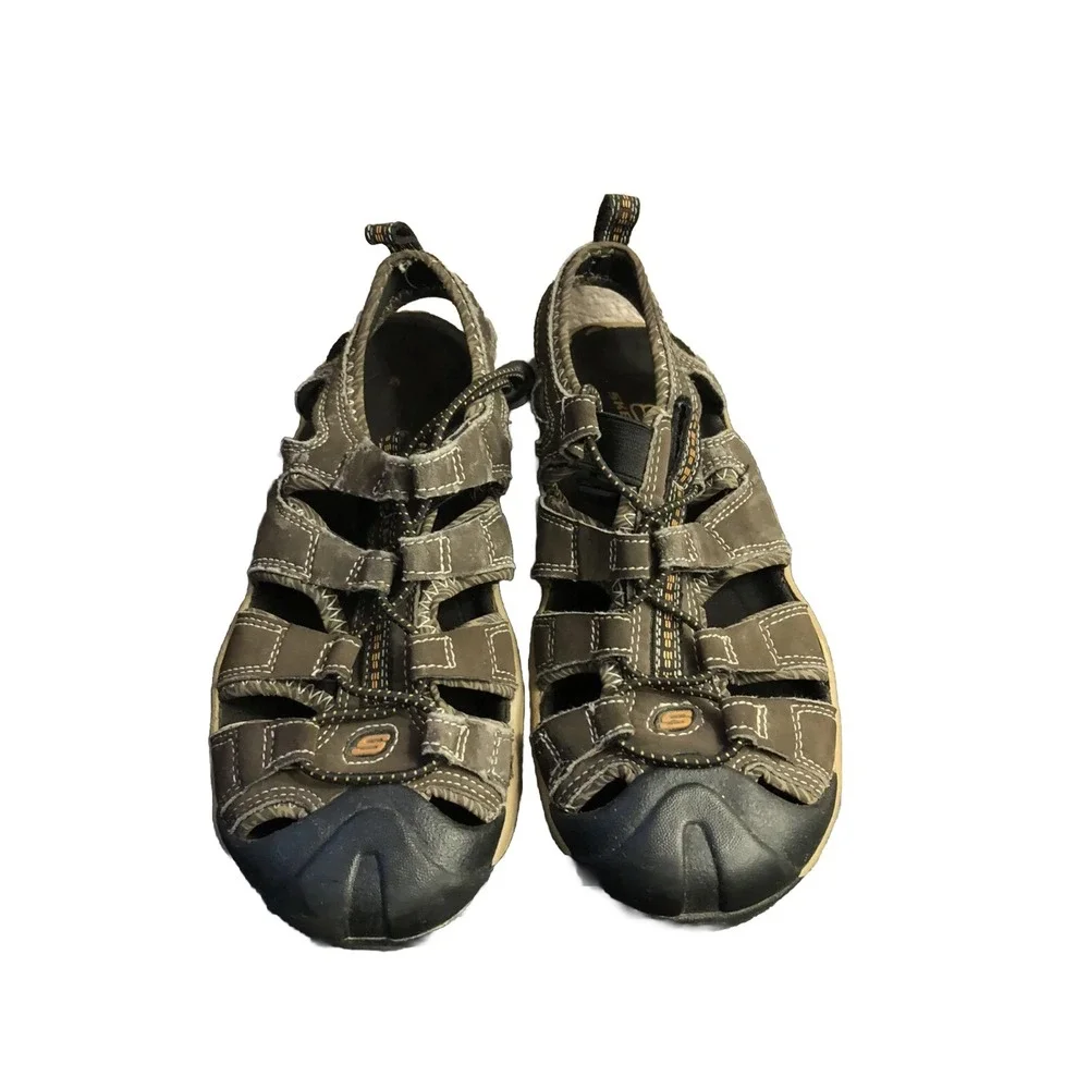 Skechers - Youth - Size 2 - Journey Migrate Sandals - Water Shoes - Boys - Brown